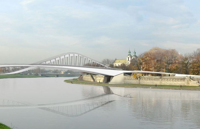 Kraków: Trzeba przeprojektować kładkę na Ludwinowie