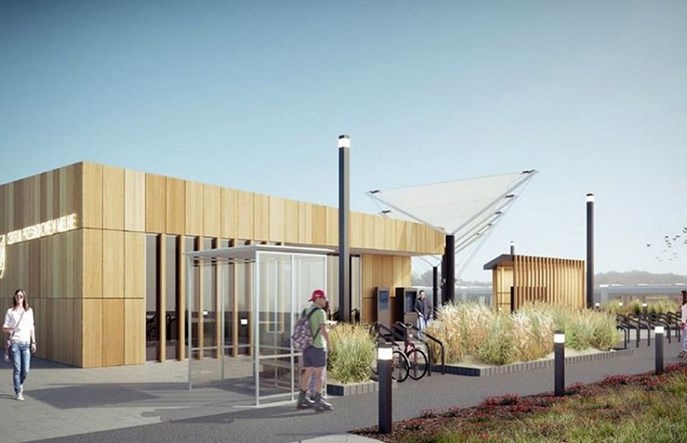 Mielno z nowym kolejowym centrum przesiadkowym