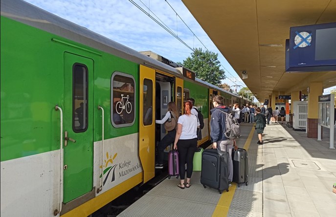 42% wymiany pasażerskiej na głównych stacjach miast wojewódzkich
