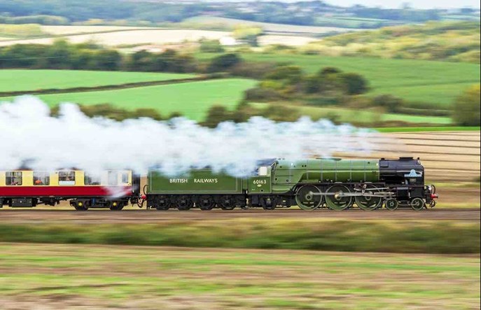 Pierwszy parowóz wyposażony w system ETCS