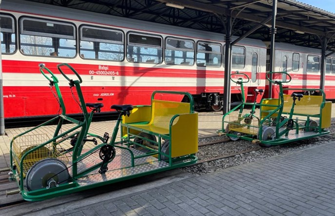 Świętokrzyska wąskotorówka: Ruszyły drezyny do Hajdaszka