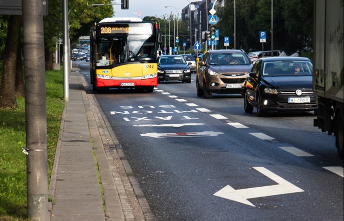 Warszawa. Nowe, tymczasowe buspasy