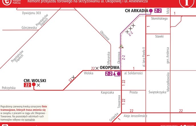 Warszawa. Następne remonty torowisk. Teraz czas na Wolę