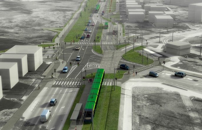 Poznań. 2 etap Tramwaju na Naramowice jednak pomoże Połabskiej