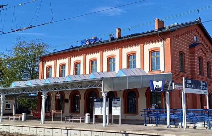 Dworzec w Rzepinie po przebudowie
