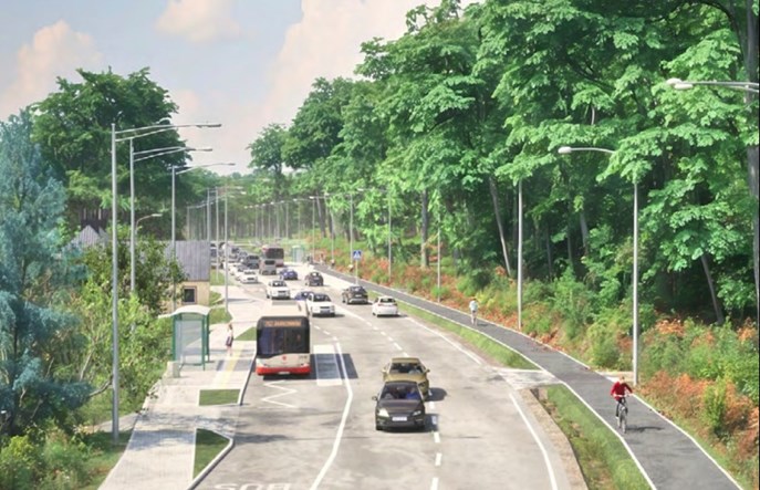 Projekt budowy buspasów z z Osowej do Oliwy wstrzymany "na chwilę"