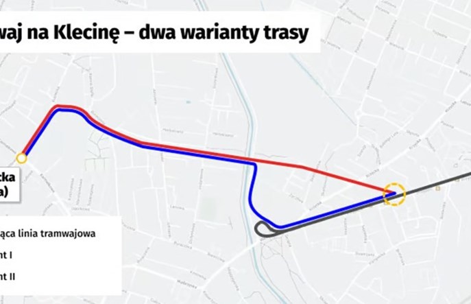 Wrocław zapowiada przetarg na projekt tramwaju na Klecinę