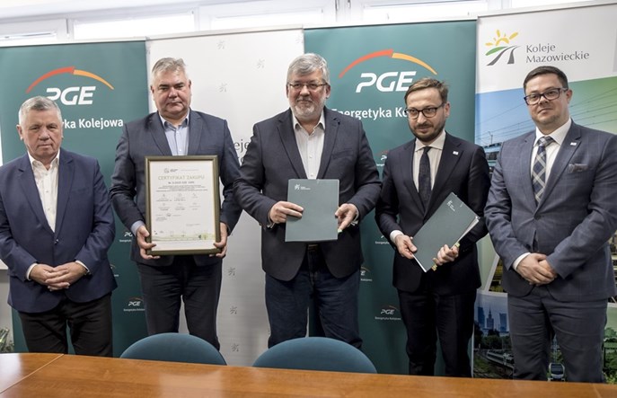 PGE Energetyka Kolejowa dostarczy energię Kolejom Mazowieckim 