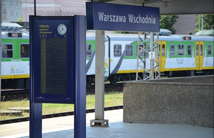 Zdarzenie na stacji Warszawa Wschodnia. Pociągi opóźnione 3 tys. minut