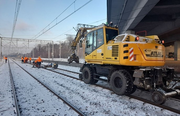 Łódź: Prace PKP PLK na linii 541