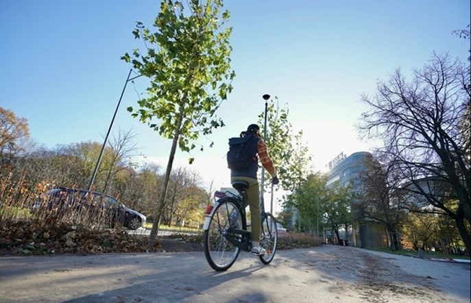 Warszawa domyka ścieżkę rowerową wzdłuż Trasy Łazienkowskiej
