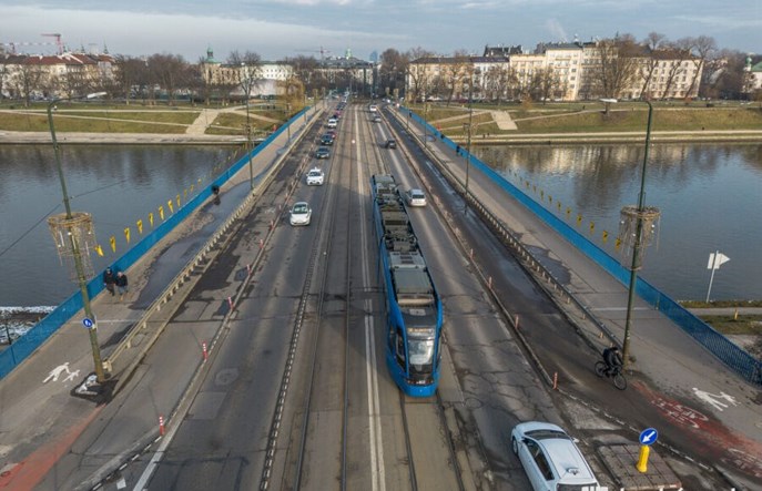 Kraków zamyka ważny most. Jak pojadą tramwaje?