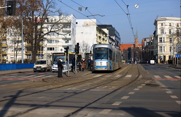 Wrocław. Kolejne prace torowe na ciągu Kołłątaja-Skargi. Wielomiesięczne utrudnienia