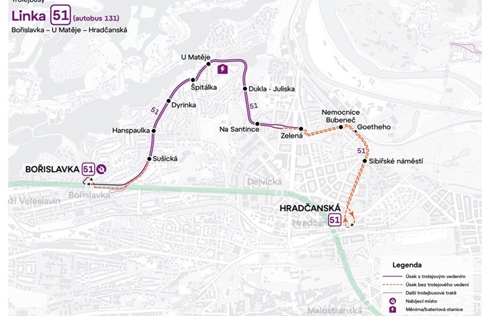 Praga: Trolejbusy pojadą na Bořislavkę. Umowa podpisana