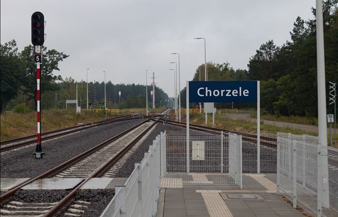 Chorzele zyskały parking przy stacji kolejowej