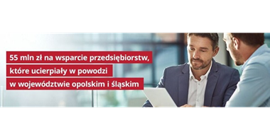 BGK: 55 mln zł na wsparcie przedsiębiorstw, które ucierpiały w powodzi w województwie opolskim i śląskim