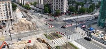 Warszawa: Prace tramwajowe na ul. Grójeckiej i pl. Bankowym