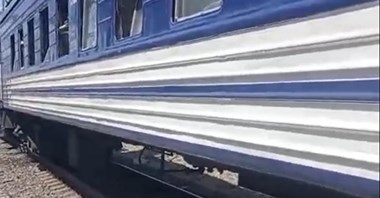 Ukraina: Rosyjski terrorystyczny atak rakietowy na pociąg pasażerski