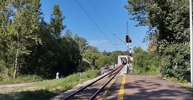 Kęty. O krok od tragedii na kolejowym moście przez Sołę