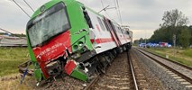 Szyszki k. Sokółki. Ciężarówka wjechała w pociąg Polregio 