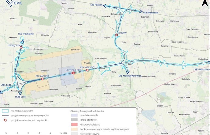 CPK ogłasza przetarg na budowę bocznicy kolejowej 