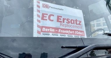 Pociągi do Berlina: Od dziś komunikacja zastępcza na odcinku niemieckim