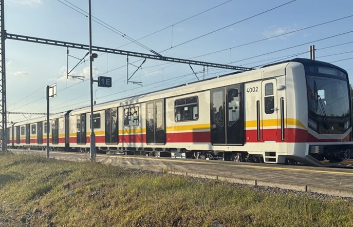 Pierwszy pociąg metra Škody dla Sofii rozpoczyna testy