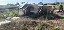 Gronówko. Śmierć na torach, kamper wjechał w pociąg Polregio