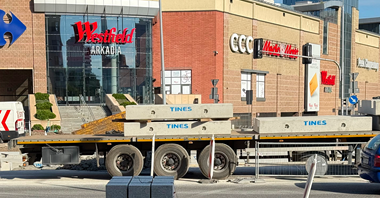 TINES dostarcza prefabrykaty Tramwajom Warszawskim