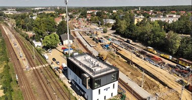 Stacja Gliwice Łabędy w przebudowie
