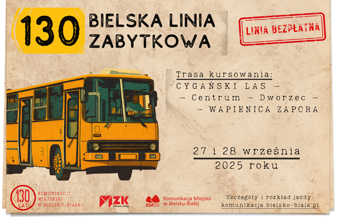 Kolejna odsłona jubileuszu 130 lat Komunikacji Miejskiej w Bielsku-Białej 