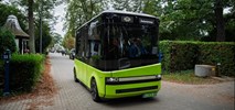 Testy autonomicznego minibusa na Cmentarzu Osobowickim we Wrocławiu