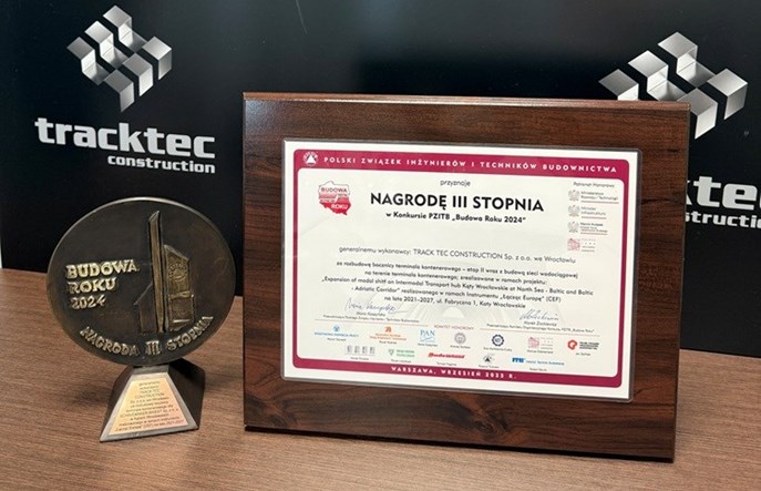 Track Tec Construction z nagrodą w Konkursie PZITB „Budowa Roku 2024” 
