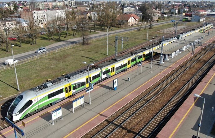 KM ustawiają nowe biletomaty wzdłuż linii do Działdowa 