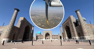 Uzbekistan. Samolot wygrywa z pociągiem 