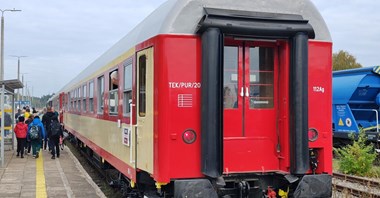 Pociąg turystyczny zawitał na Roztocze Pociąg turystyczny zawitał na Roztocze