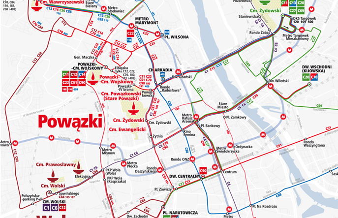 Warszawski Transport Publiczny na Wszystkich Świętych