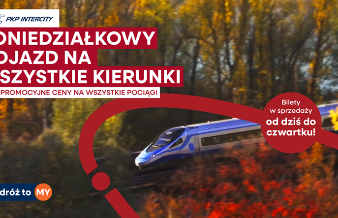 PKP Intercity rusza z jesienną promocją. Tanie Pednolino