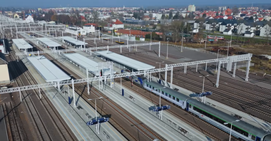 Strategiczny węzeł kolejowy na Mazurach z urządzeniami Kombudu