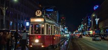 Mikołajkowa linia tramwajowa na warszawskich torach
