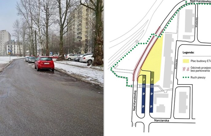 Łódzki tunel KDP. Pierwsze utrudnienia na Karolewie, kolejne w nowym roku
