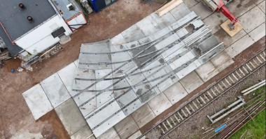KZN: Prefabrykowane płyty rozjazdowe na węzeł UJ gotowe 