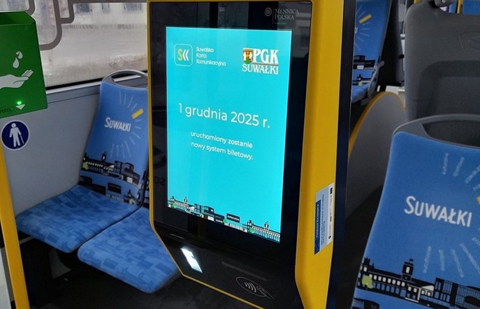 Nowe udogodnienia dla pasażerów komunikacji miejskiej w Suwałkach 