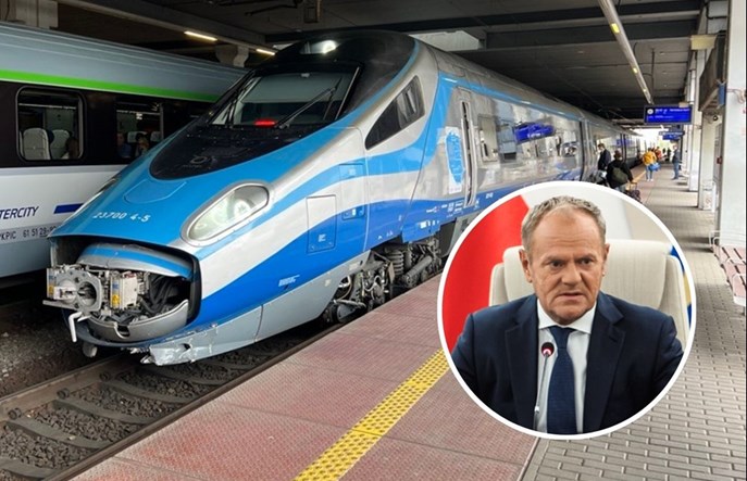 Tusk:  Będziemy mieli najszybszą kolej w Europie