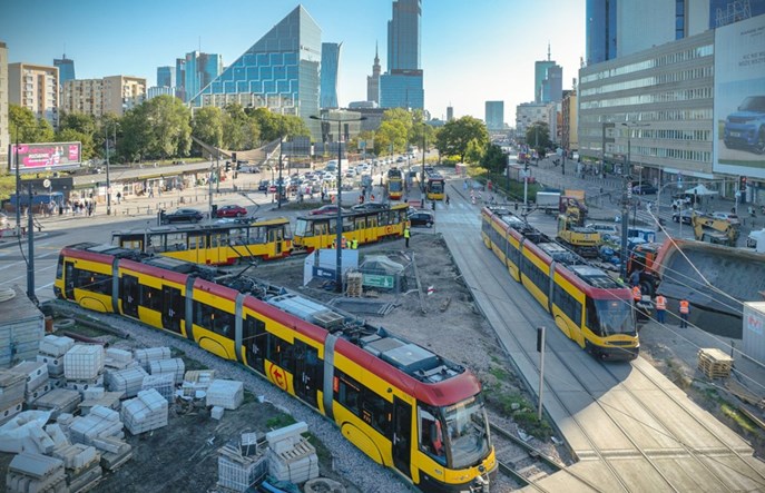 Warszawa. Intensywny rok na torach tramwajowych