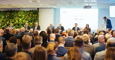 Kurkowski (GDDKiA), Góra (UTK) Suchoń, Horała (Sejm RP), Popławski (OSW), Kozioł (PISM) na Kongresie Infrastruktury Obronnej Polski! 