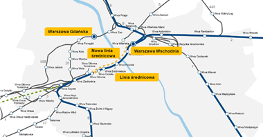 PLK zapowiada rewolucję w Warszawie. Będzie nowa linia średnicowa!
