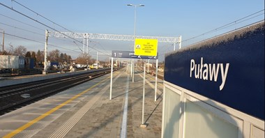 Mołdawianin pomiędzy wagonami towarowymi w Puławach. Został zatrzymany