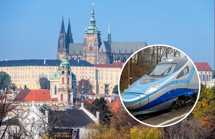 Pendolino PKP Intercity w Czechach przed wakacjami