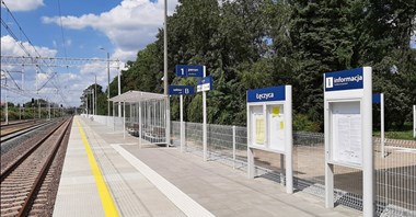 Szybsze pociągi i wygodniejsze perony na trasie Łódź – Kutno